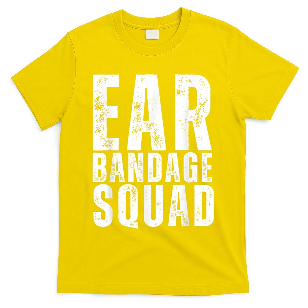 Ear Bandage Squad Patriotic Usa American T-Shirt