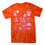 Emergency Department Valentine Funny Er Nurse Tie-Dye T-Shirt