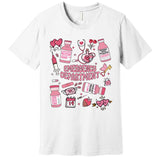 Emergency Department Valentine Er Nurse Premium T-Shirt
