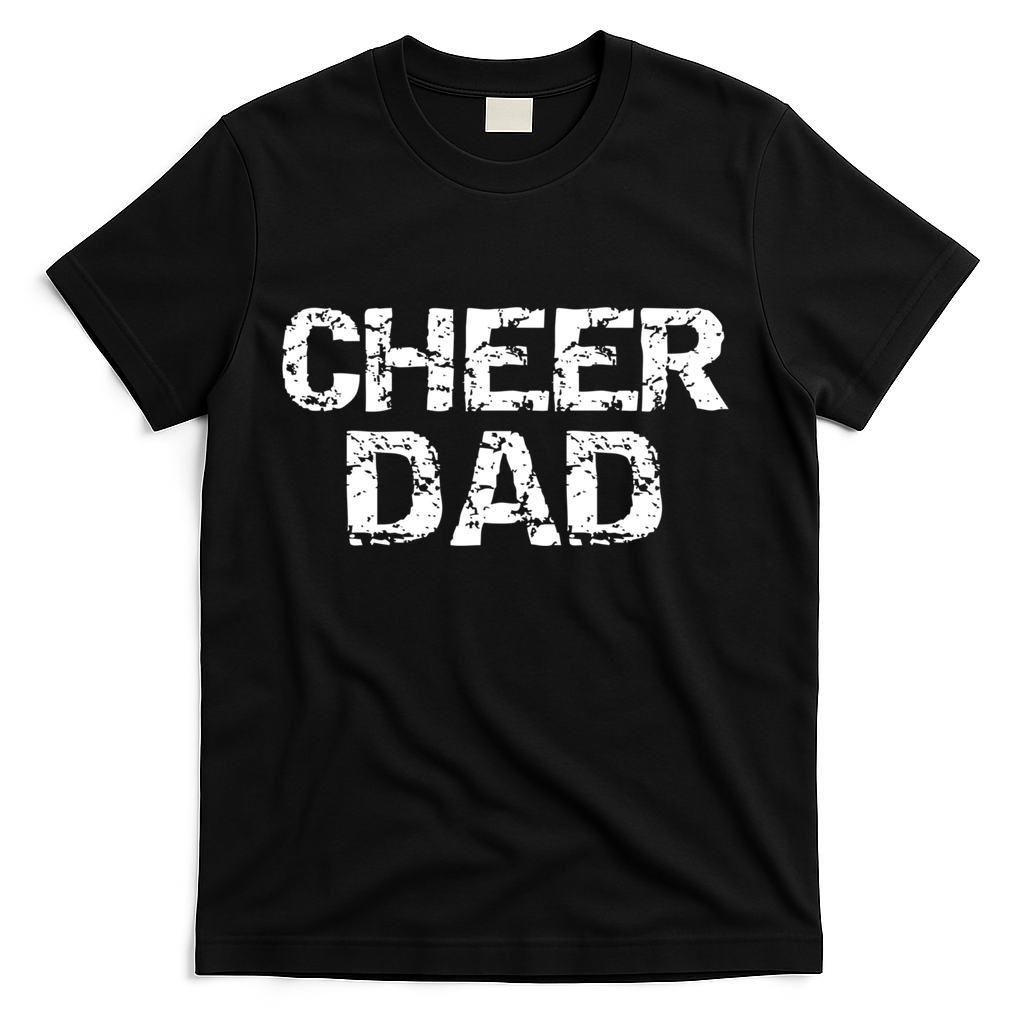 Father Cheerleading Gift From Cheerleader Daughter Cheer Dad Gift T-Shirt