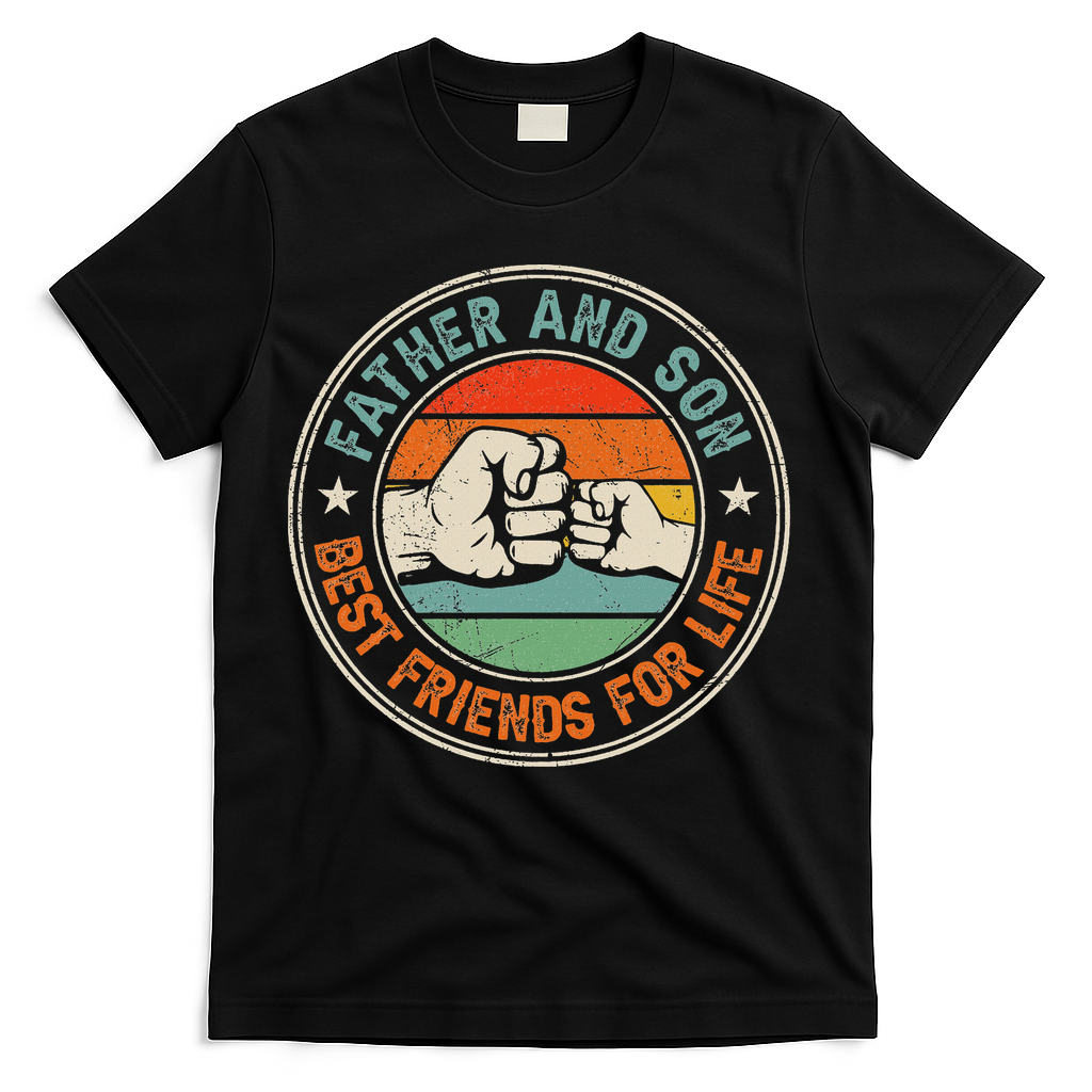 Father And Son Best Friends For Life Matching Father's Day T-Shirt