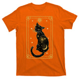 Elegant Galaxy Tarot Card Cat T-Shirt