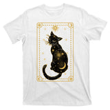 Elegant Galaxy Tarot Card Cat T-Shirt