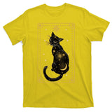 Elegant Galaxy Tarot Card Cat T-Shirt