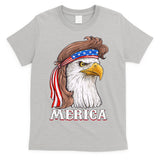 Eagle Mullet 4th Of July USA American Flag Merica T-Shirt