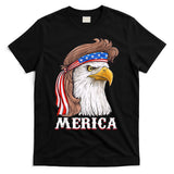 Eagle Mullet 4th Of July USA American Flag Merica T-Shirt