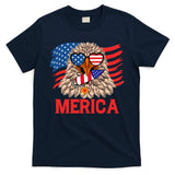 Eagle Mullet 4th Of July USA American Flag Merica T-Shirt