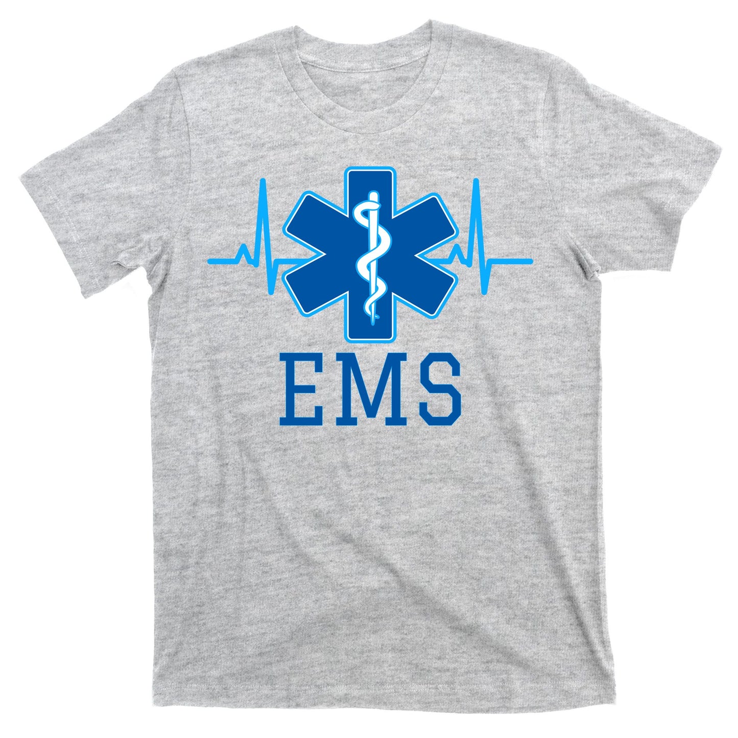 EMS Emergency Medical Services Pulse Logo T-Shirt