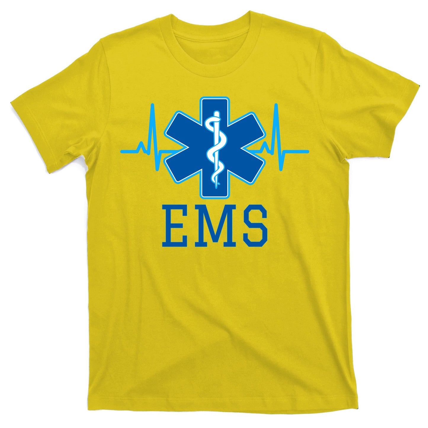 EMS Emergency Medical Services Pulse Logo T-Shirt