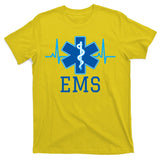 EMS Emergency Medical Services Pulse Logo T-Shirt