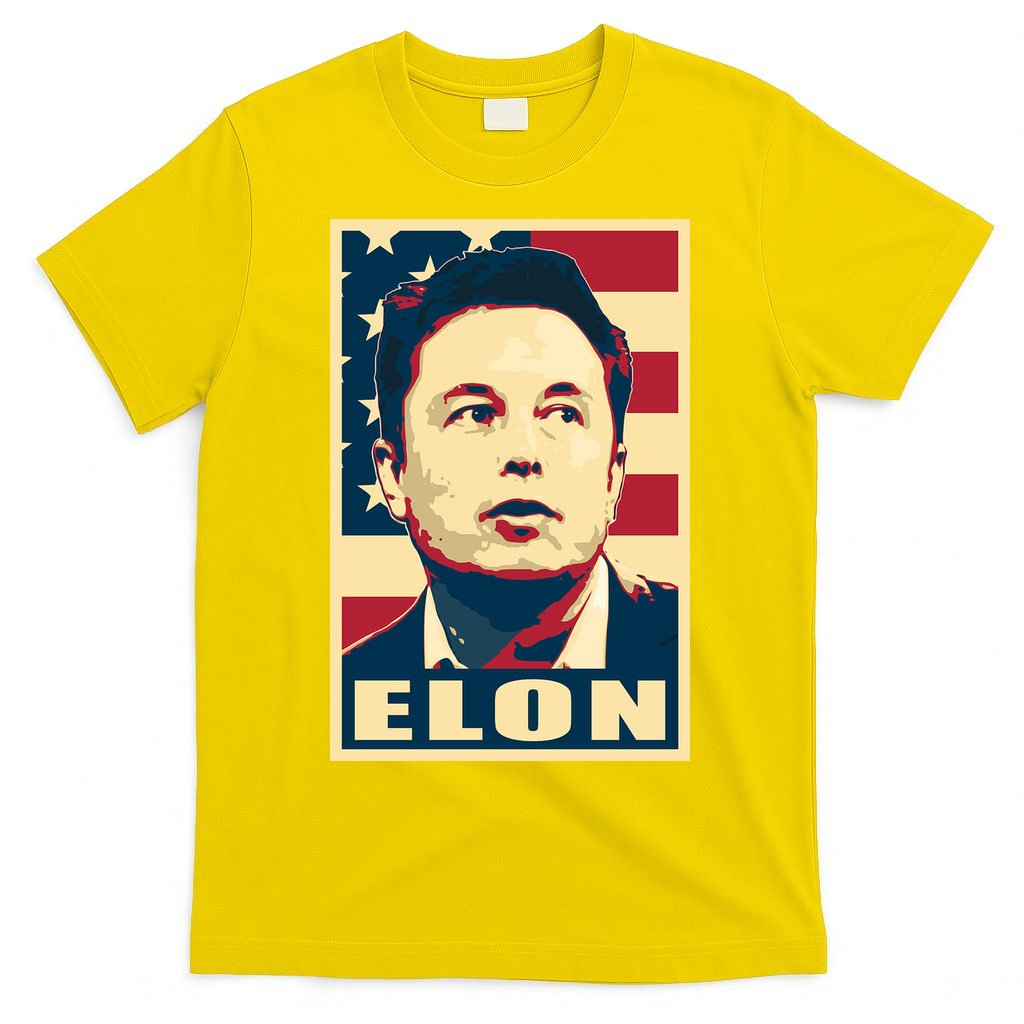 Elon Musk USA Retro T-Shirt