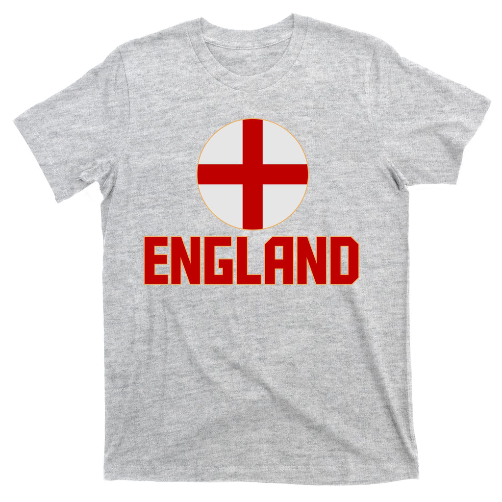 England Soccer Football Red and White Cross Flag logo T-Shirt