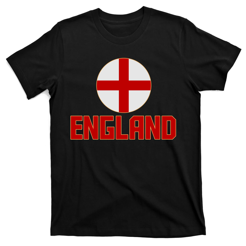 England Soccer Football Red and White Cross Flag logo T-Shirt