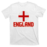 England Soccer Football Red and White Cross Flag logo T-Shirt
