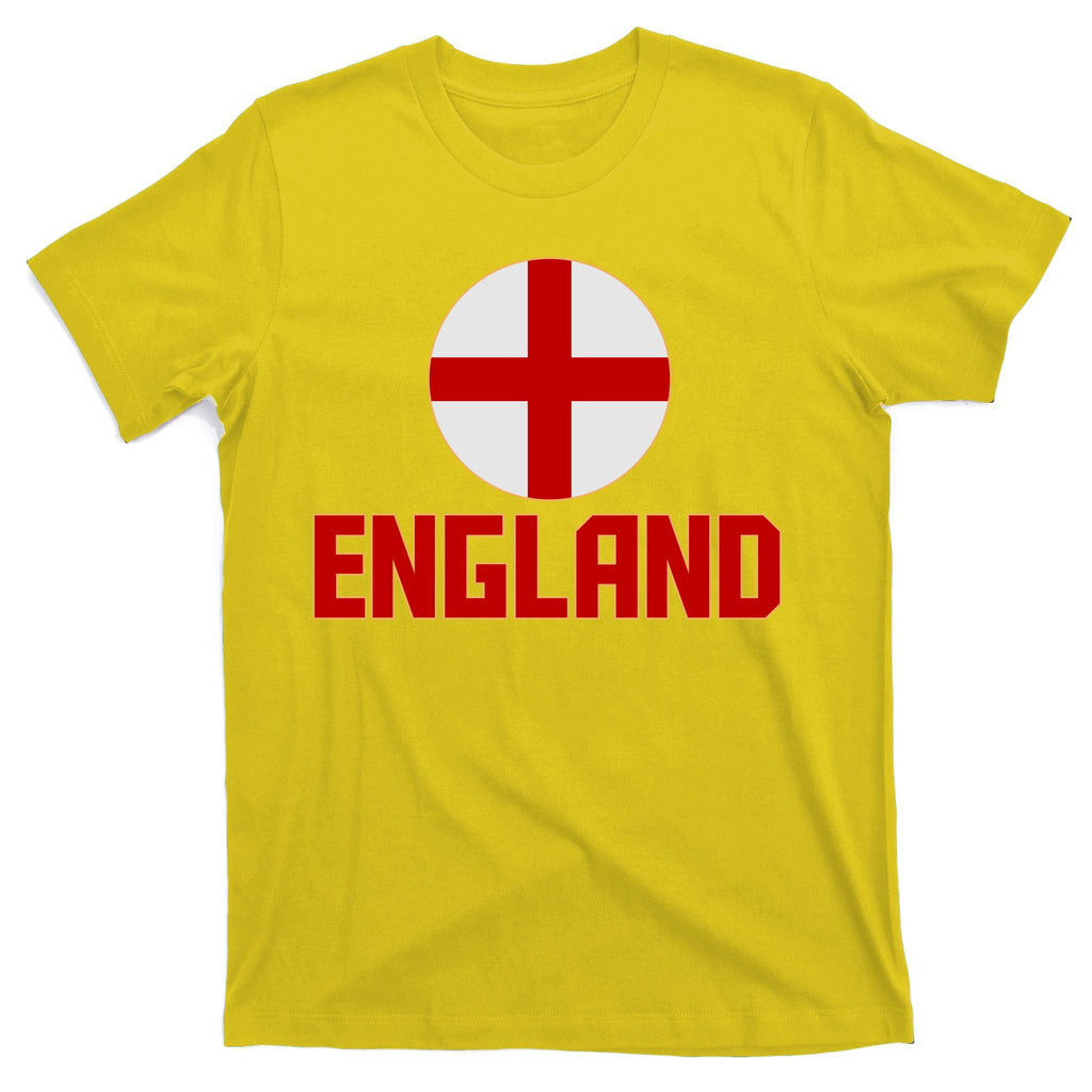 England Soccer Football Red and White Cross Flag logo T-Shirt