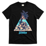 Enjoy Tropical Summer Vacation Skull T-Shirt