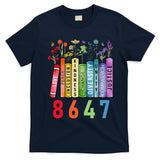 Equal Rights Book Flower Anti Trump Feminist Women Rights T-Shirt
