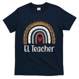 El Teacher Rainbow Heart T-Shirt