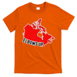 Elbows Up - Canada Map - Anti Trump - True North - Never 5 T-Shirt