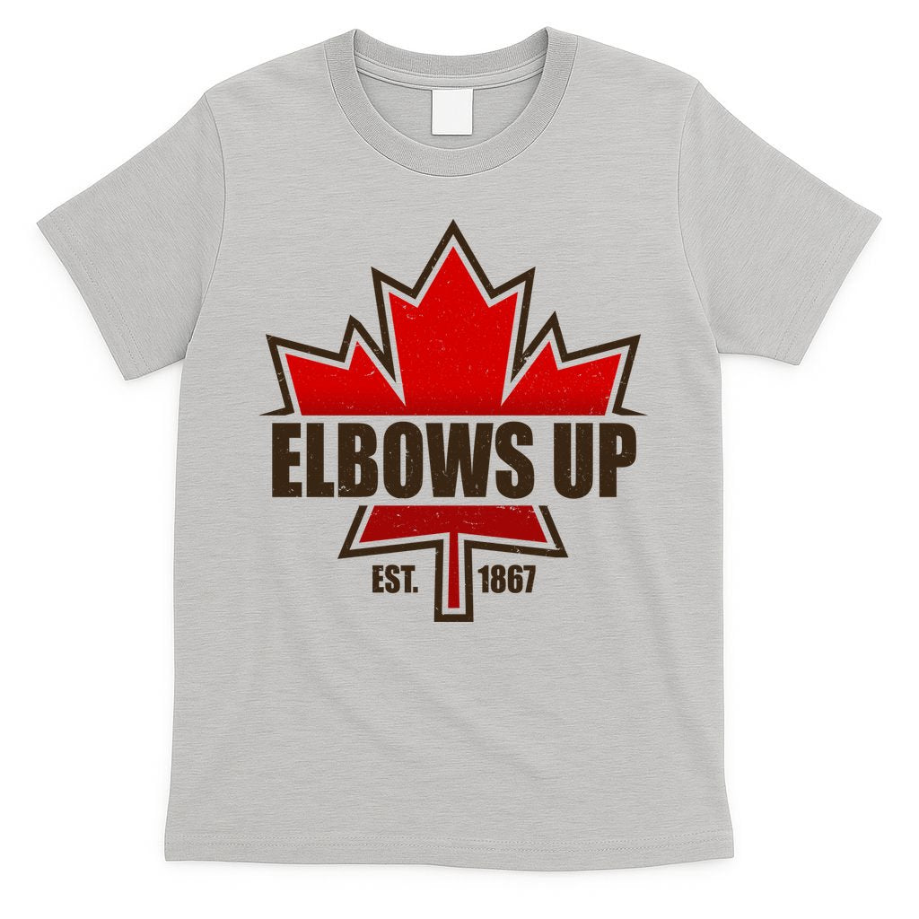 Elbows Up Canada EST 1867 Protest T-Shirt