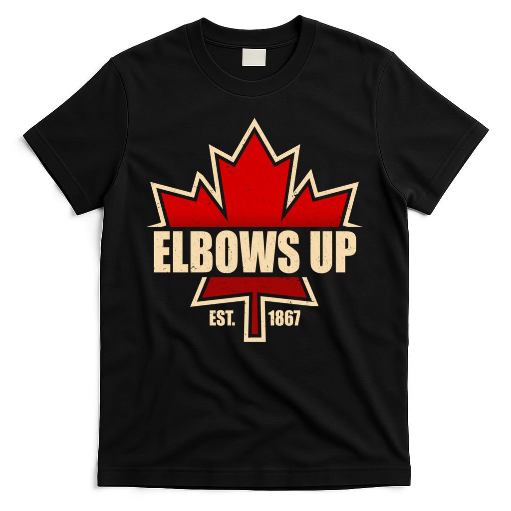 Elbows Up Canada EST 1867 Protest T-Shirt