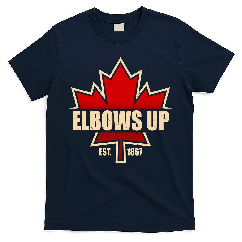 Elbows Up Canada EST 1867 Protest T-Shirt