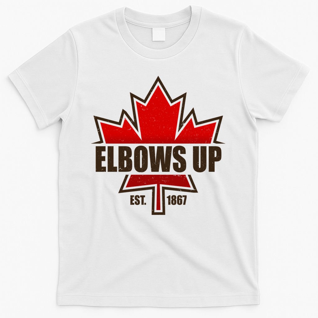 Elbows Up Canada EST 1867 Protest T-Shirt
