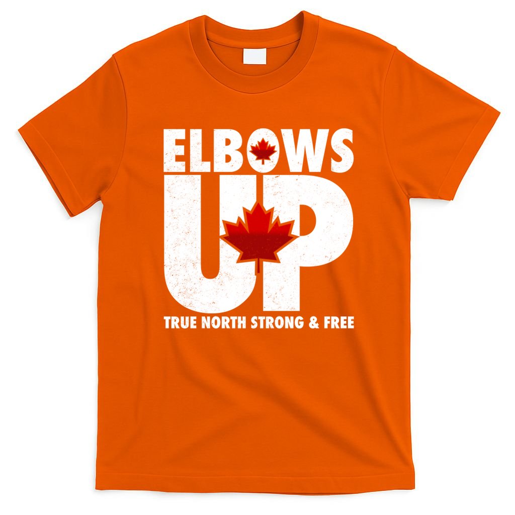 Elbows Up Canada True North Strong and Free T-Shirt