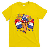 Funny 4th Of July Patriotic Popsicle T-Shirt