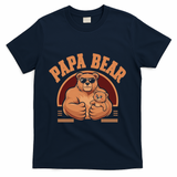 Papa Bear Bear Family Love Dad Father Daddy Cool Gift T-Shirt