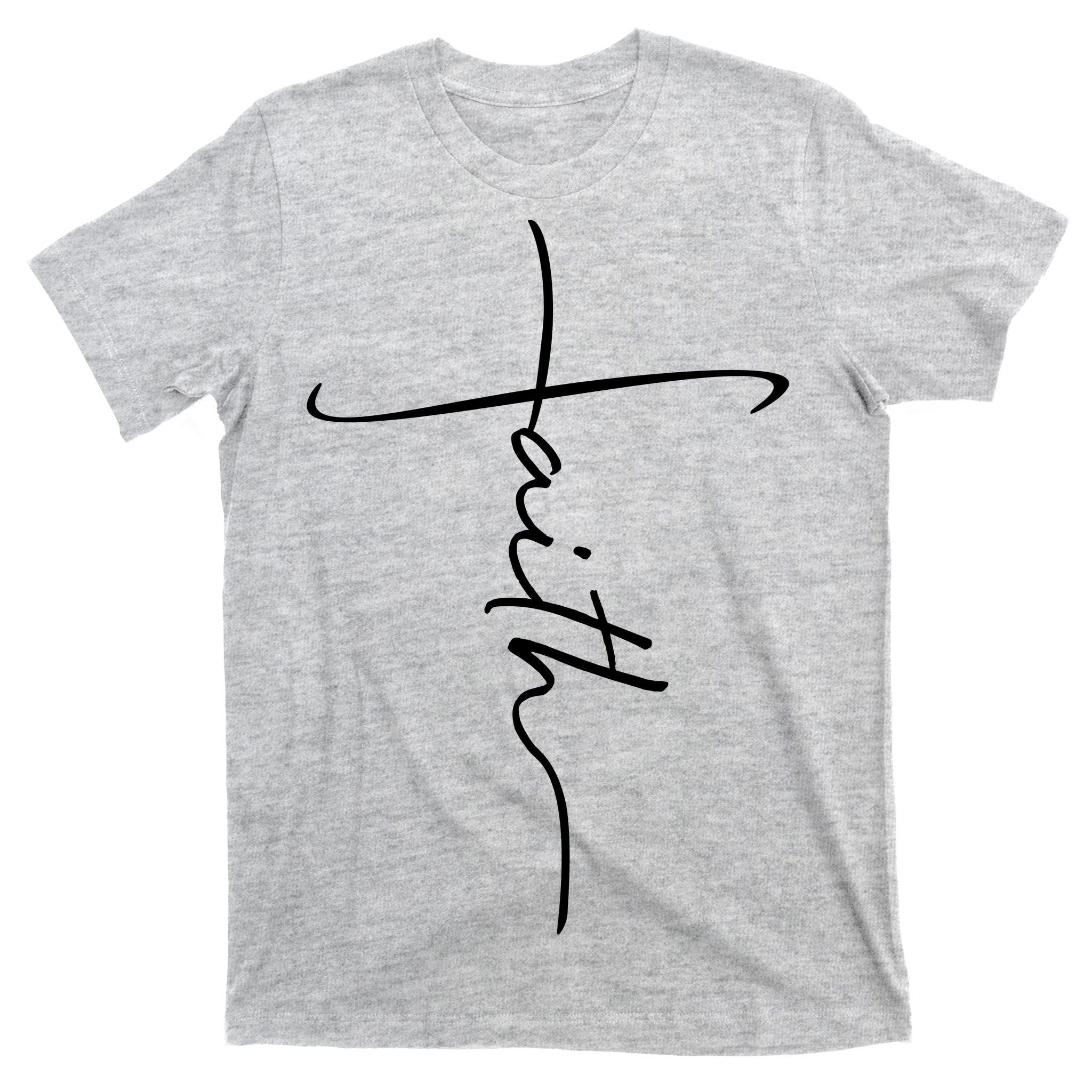 Faith Simple Script Logo T-Shirt