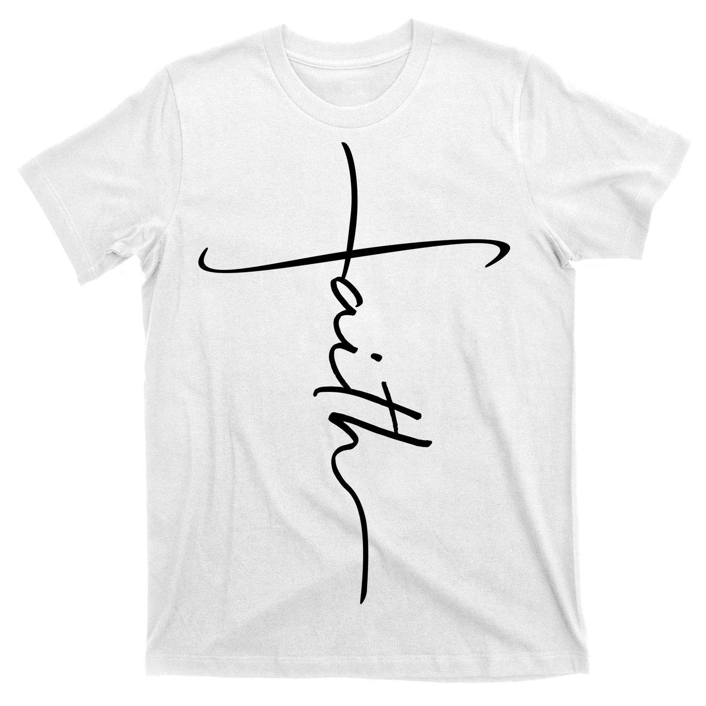 Faith Simple Script Logo T-Shirt