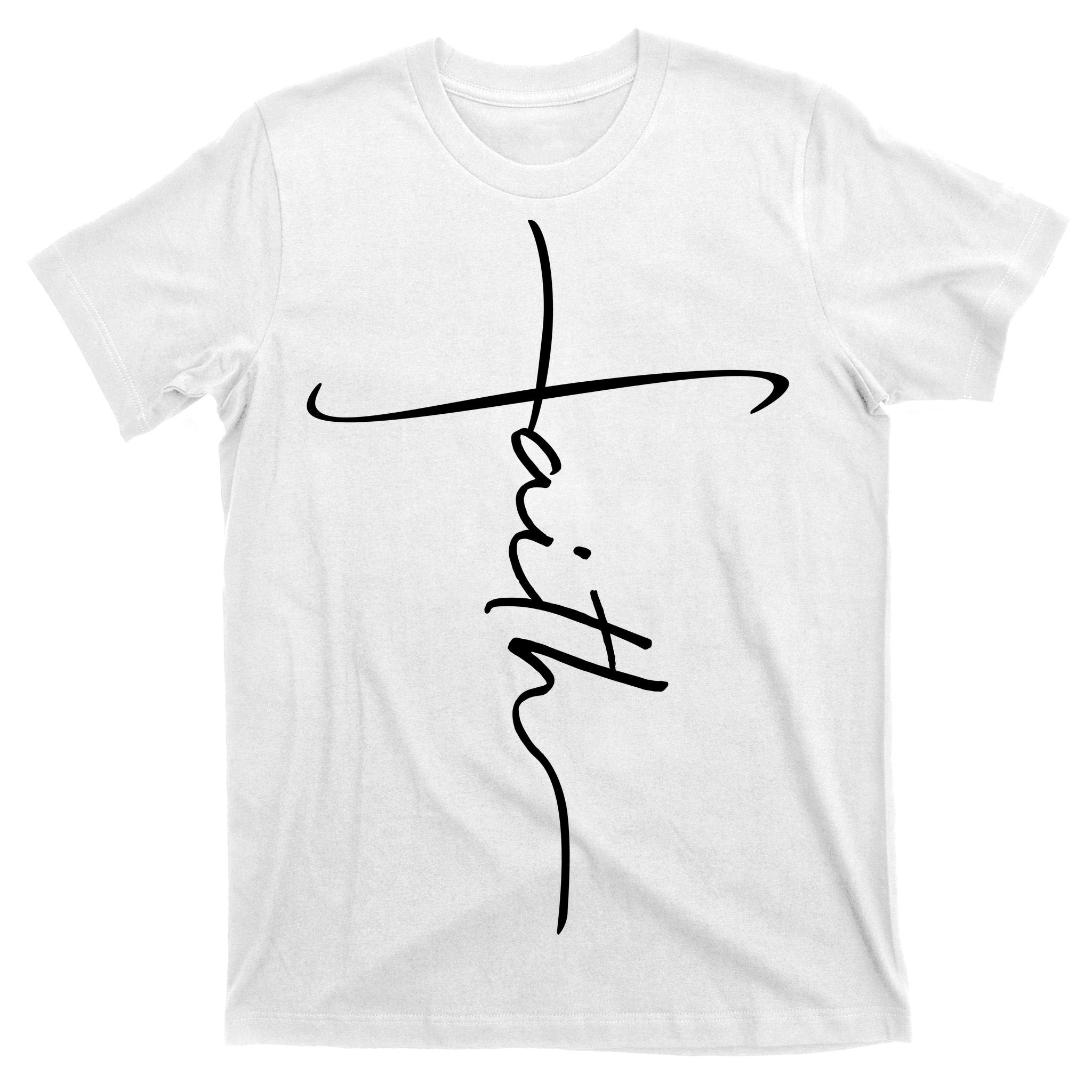 Faith Simple Script Logo T-Shirt