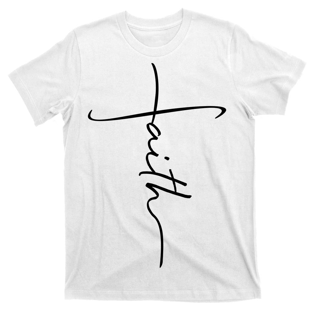 Faith Simple Script Logo T-Shirt
