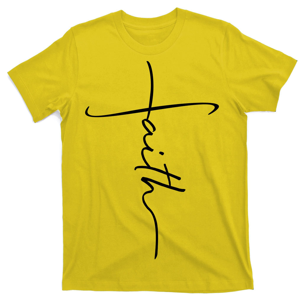Faith Simple Script Logo T-Shirt