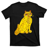 Funny Abba Yellow Cat T-Shirt
