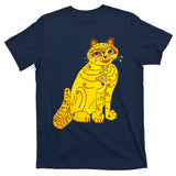 Funny Abba Yellow Cat T-Shirt