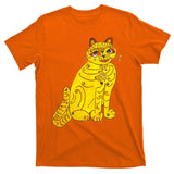 Funny Abba Yellow Cat T-Shirt