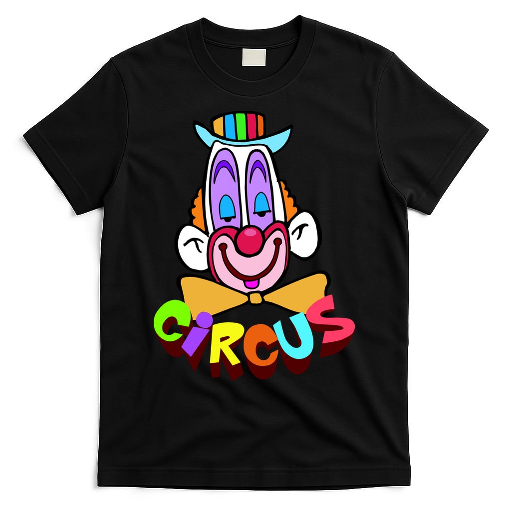 Funny Clown Circus Face Funny Retro T-Shirt