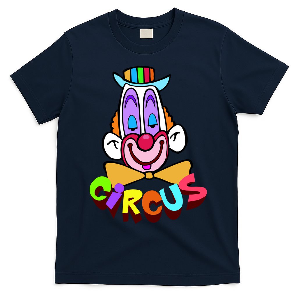 Funny Clown Circus Face Funny Retro T-Shirt