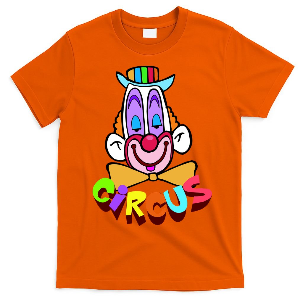 Funny Clown Circus Face Funny Retro T-Shirt