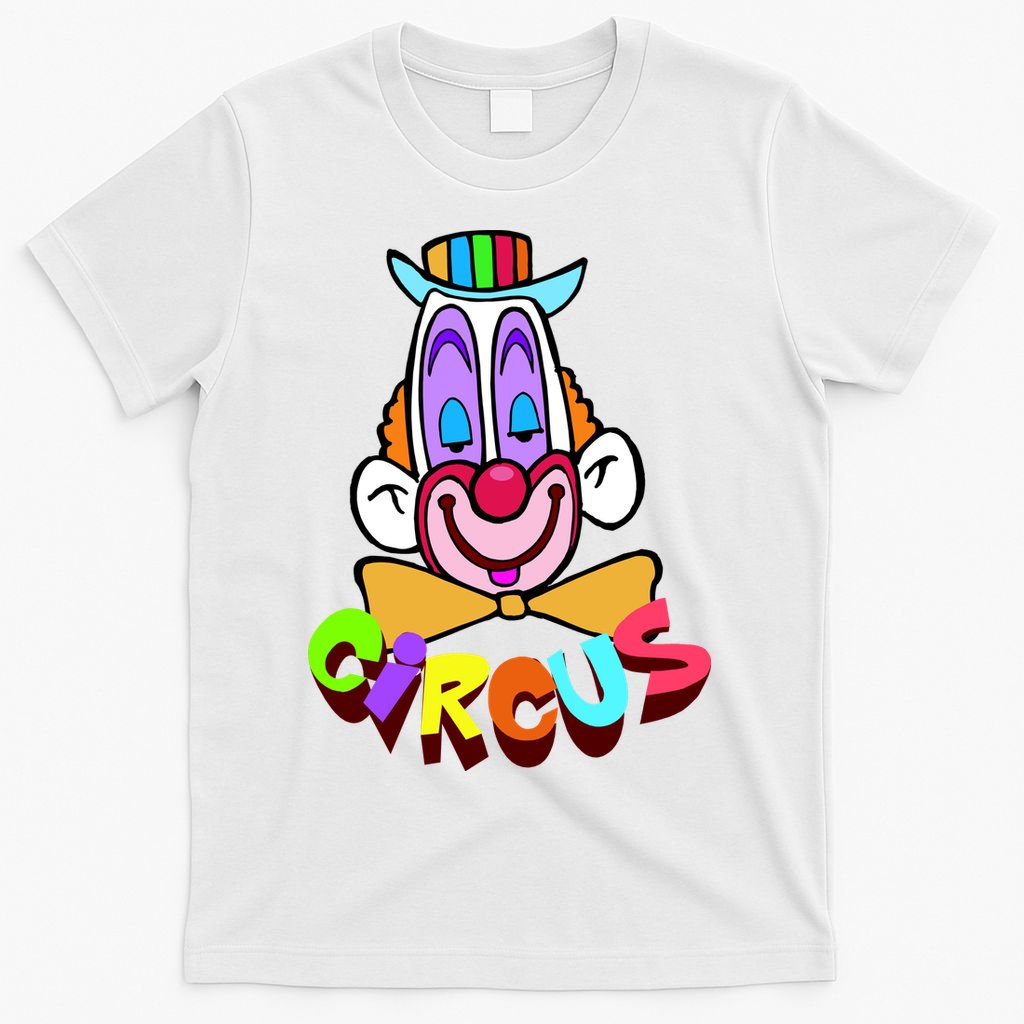 Funny Clown Circus Face Funny Retro T-Shirt