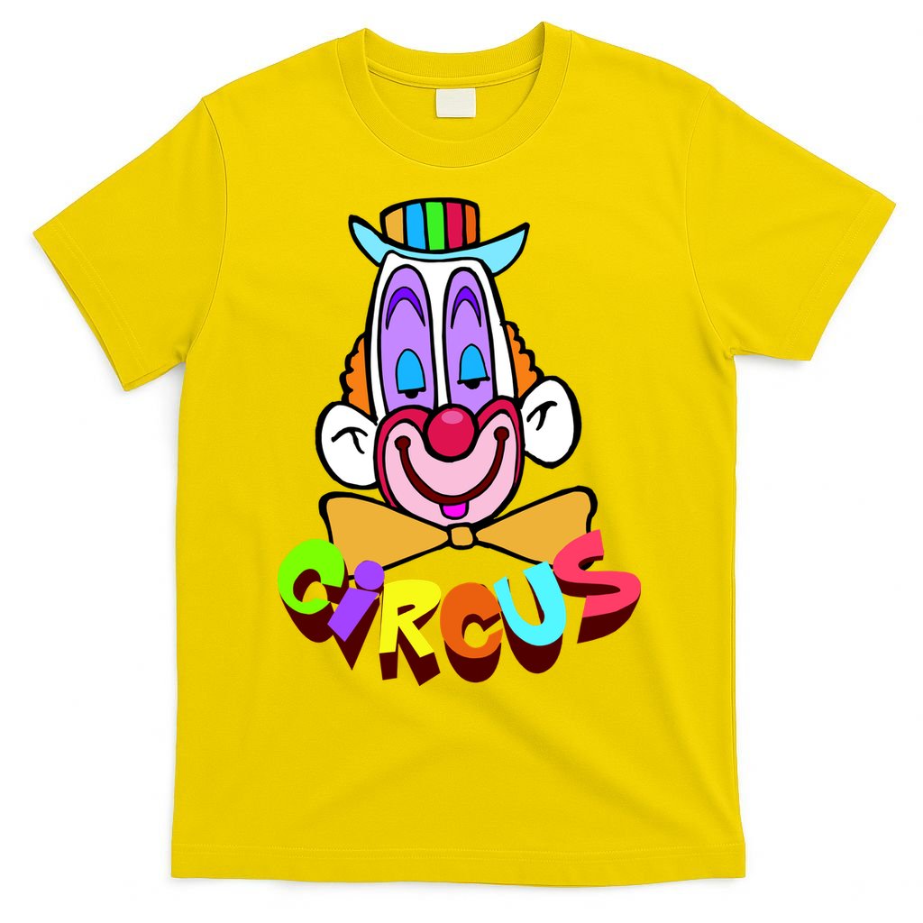 Funny Clown Circus Face Funny Retro T-Shirt