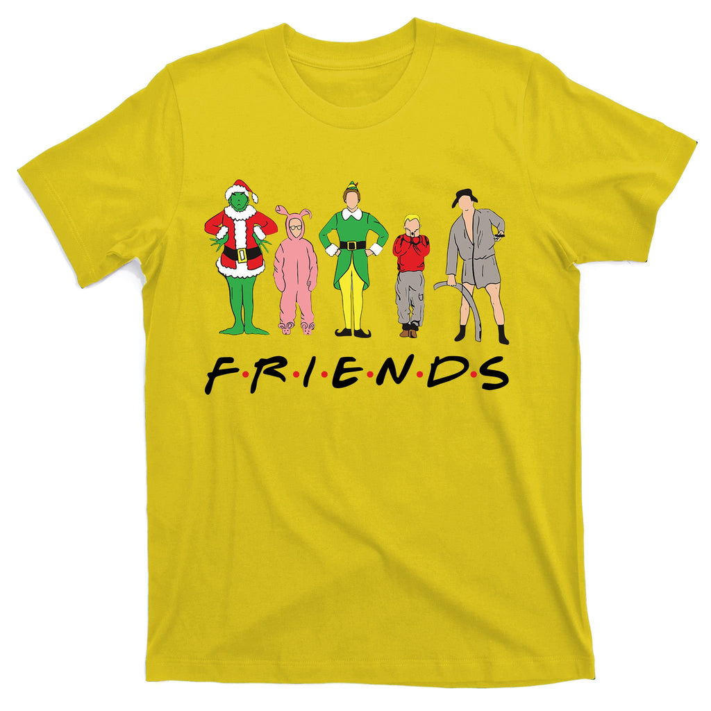 Friends Christmas Family Classic Movies Funny T-Shirt