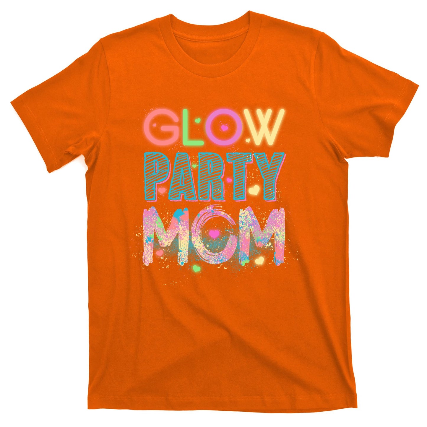 Funny Cute Glow Party Mom T-Shirt