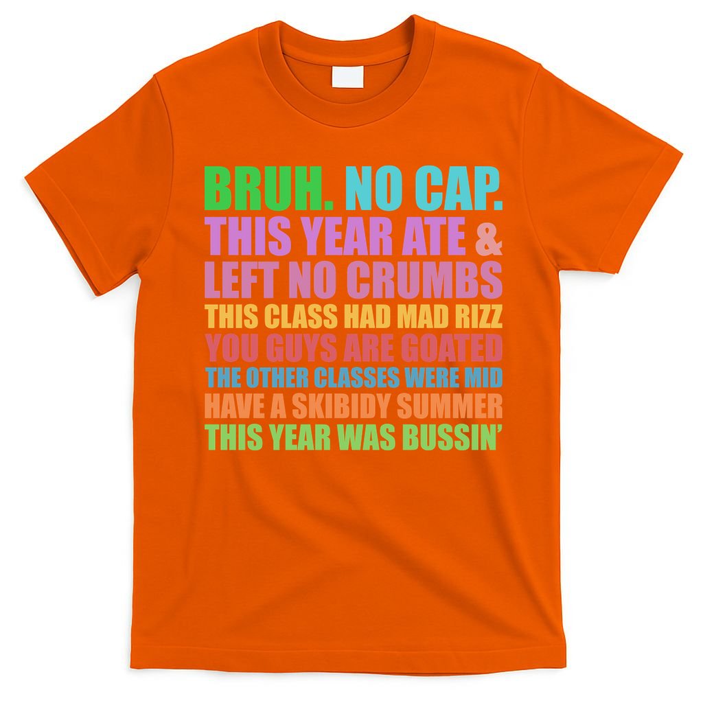 Funny Cringe Gen A Slang Last Day Of School 2025 T-Shirt