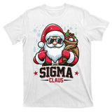 Funny Christmas Sigma Claus Cool Santa Rizz Rizzler Meme T-Shirt