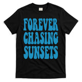 Forever Chasing Sunsets Retro Summer T-Shirt