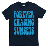 Forever Chasing Sunsets Retro Summer T-Shirt