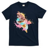 Fun Colorful Summer Time Chocolate Ice Cream T-Shirt